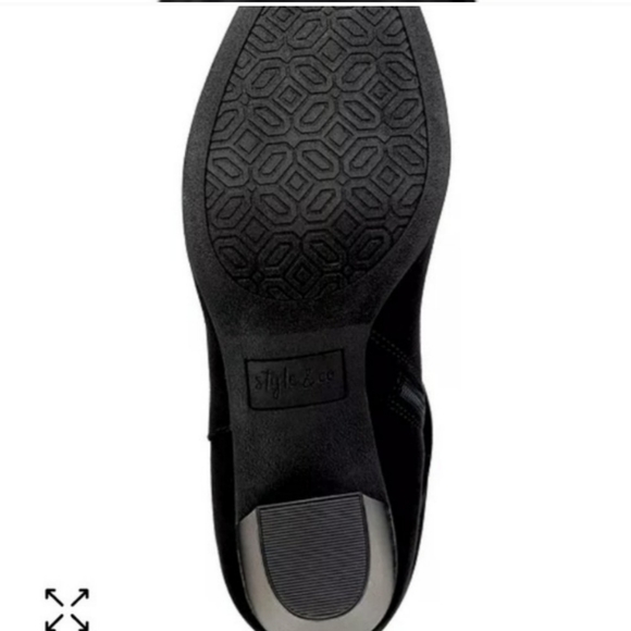 Style & Co Saraa Slouch Mid-Shaft Boots Black 11 - Picture 9 of 10